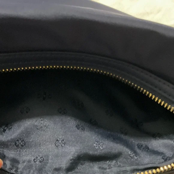 Tory Burch Navy Belt Bag with Gold Accents - Picture 5 of 5